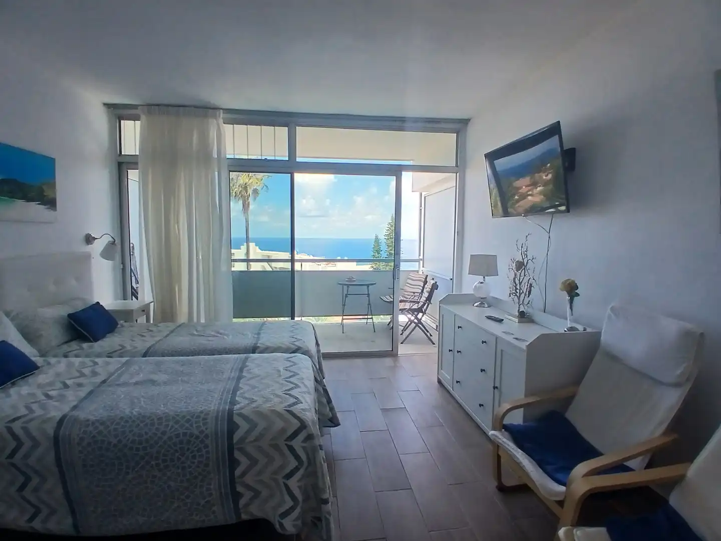 Habitación de Estudio de alquiler en Puerto de la Cruz con Terraza, Amueblado y Lavadora