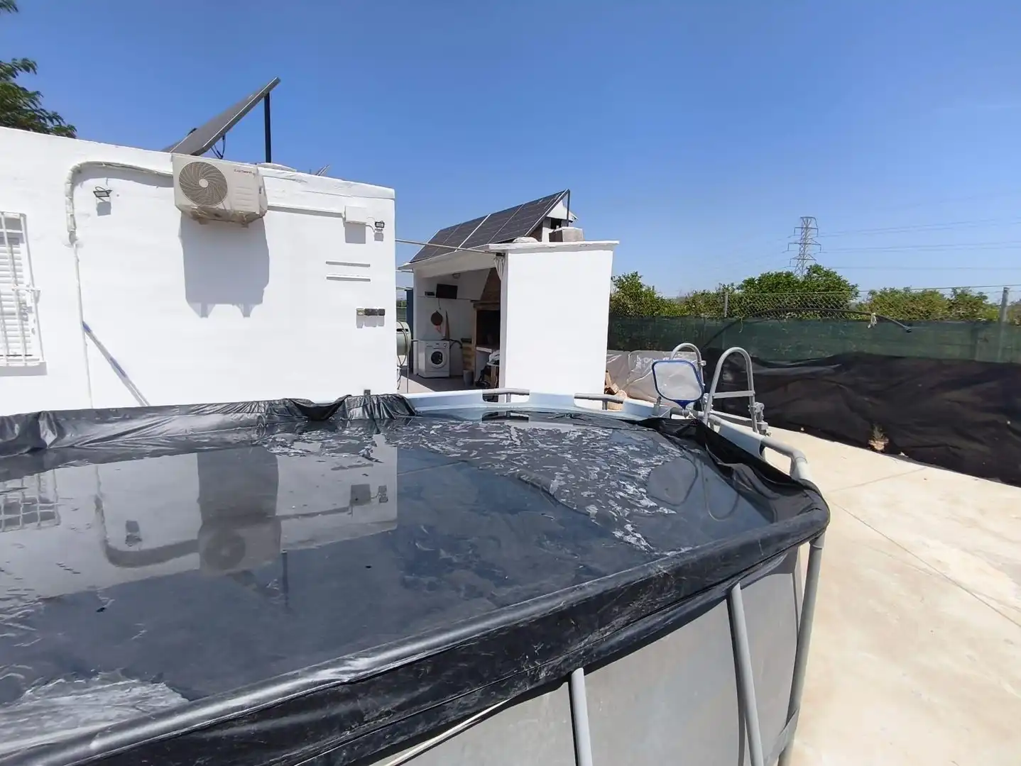 Piscina de Finca rústica en venta en Foios con Aire acondicionado, Calefacción y Jardín privado