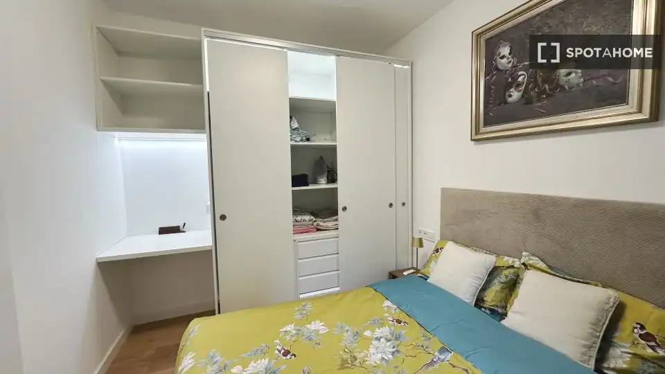 Habitación de Piso de alquiler en  Barcelona Capital con Aire acondicionado, Calefacción y Amueblado
