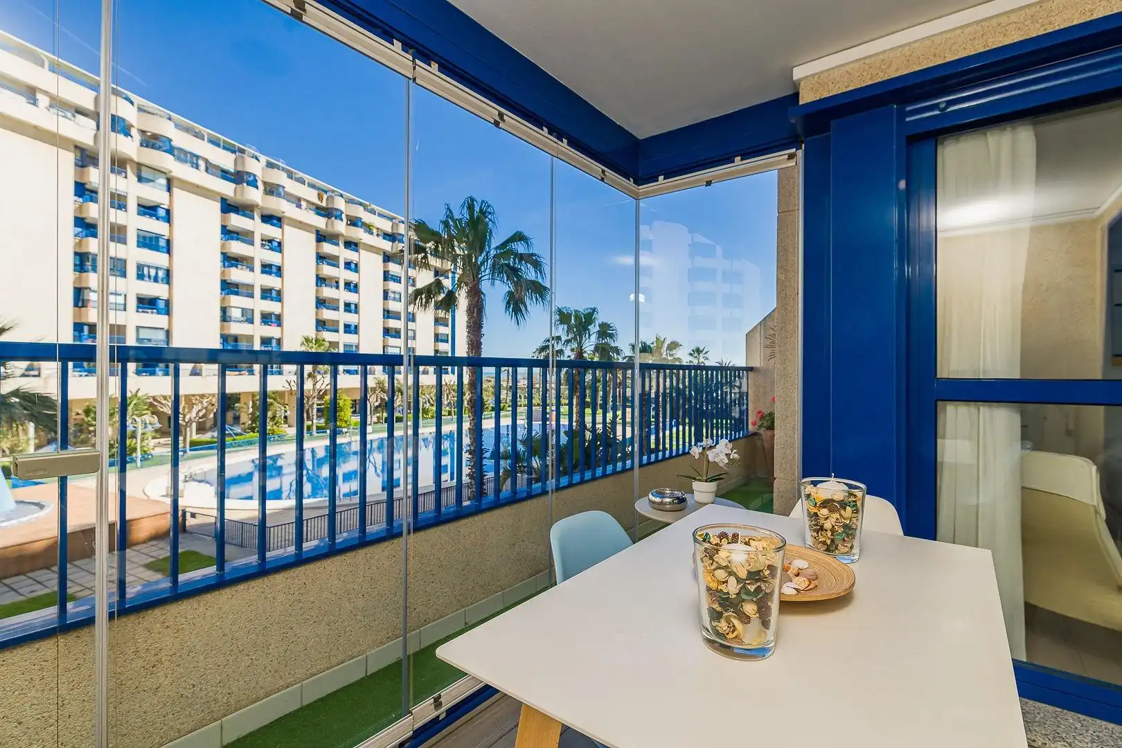 Terraza de Apartamento en venta en Alboraya con Piscina comunitaria