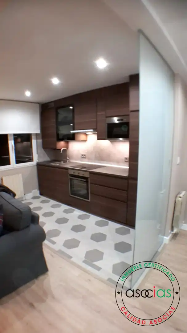Kitchen of Flat for sale in Gijón   with Heating and Furnished