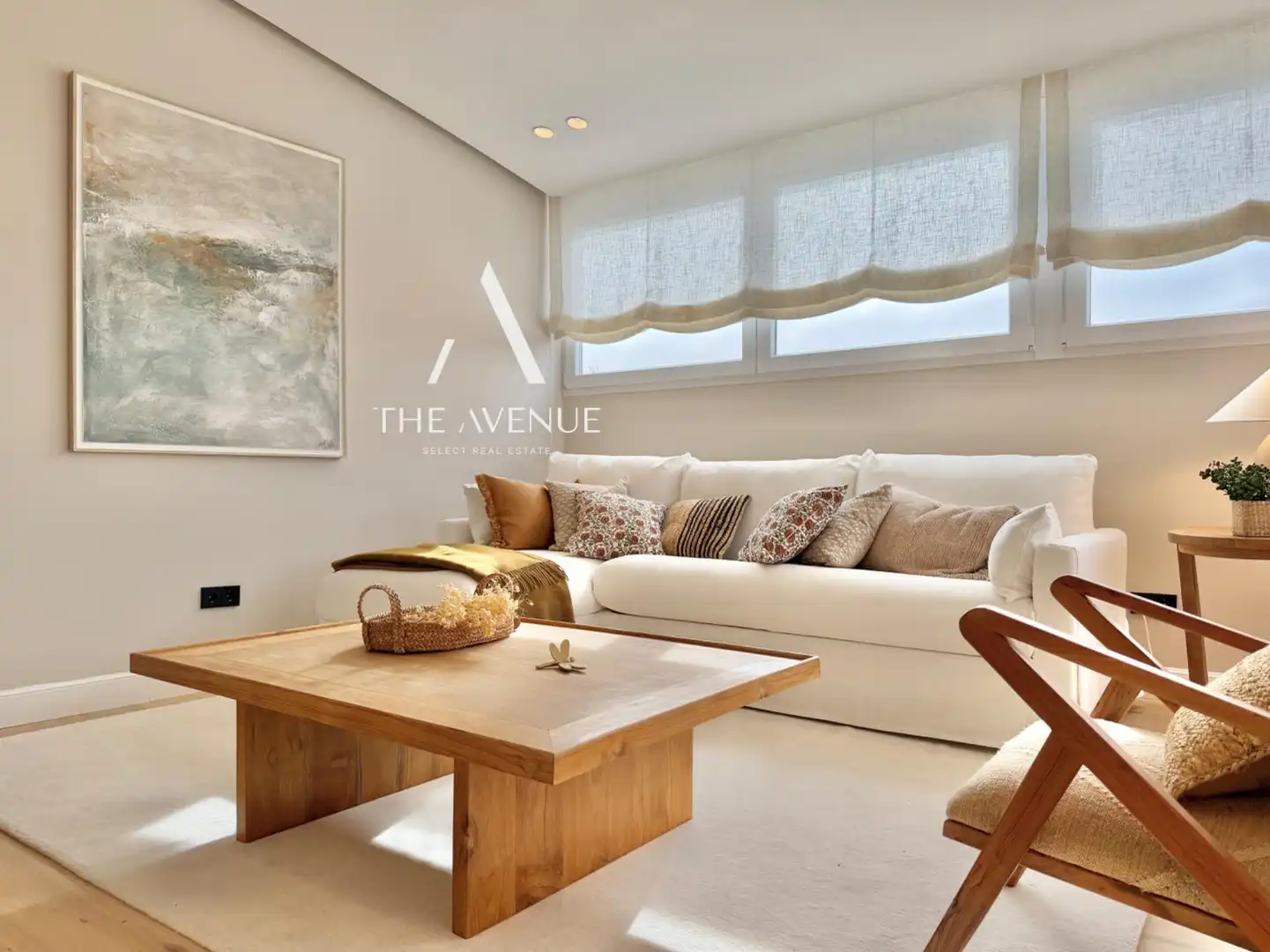Sala de estar de Ático en venta en  Madrid Capital con Terraza