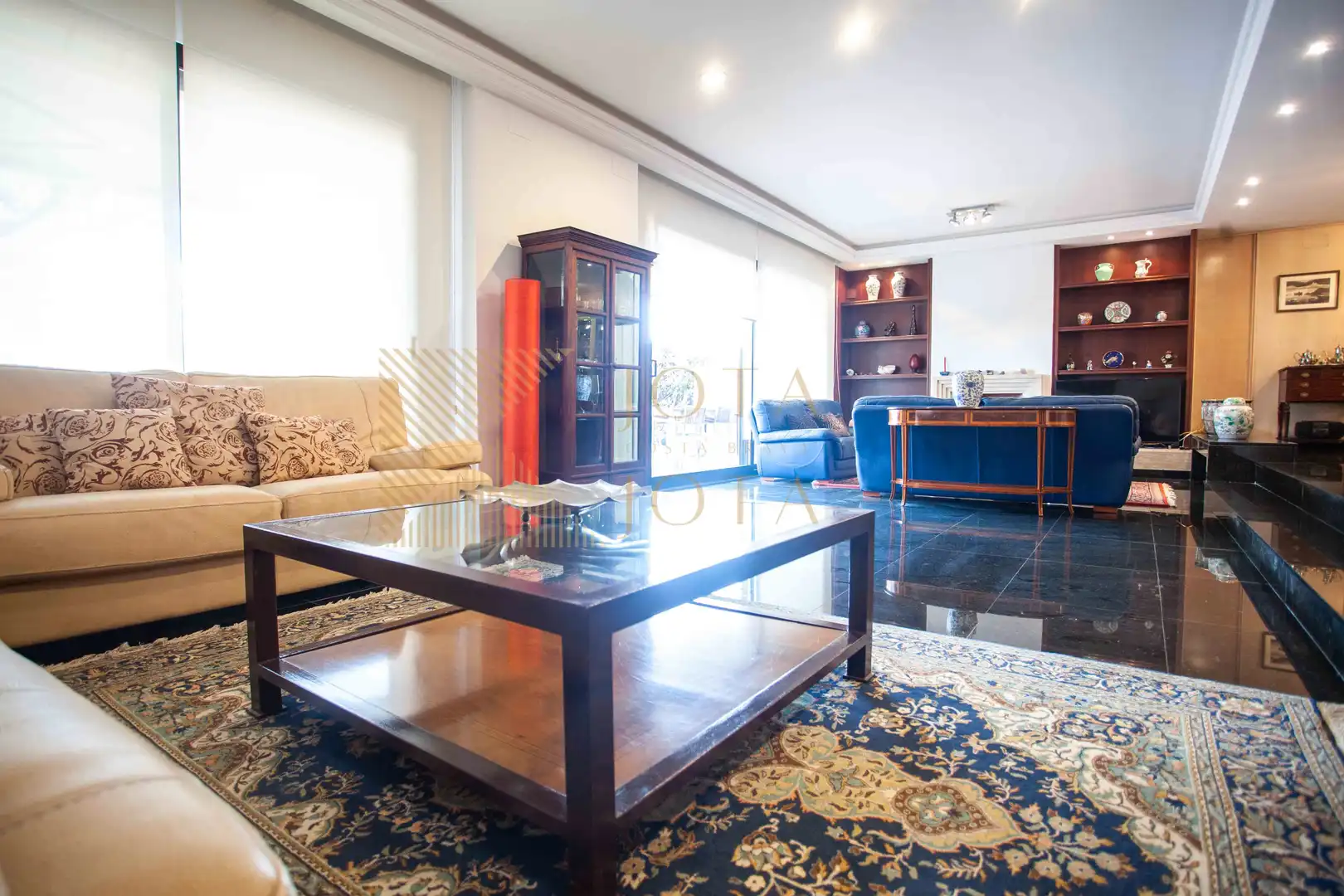 Sala d'estar de Casa o xalet en venda en Lloret de Mar amb Aire condicionat, Parquet i Terrassa