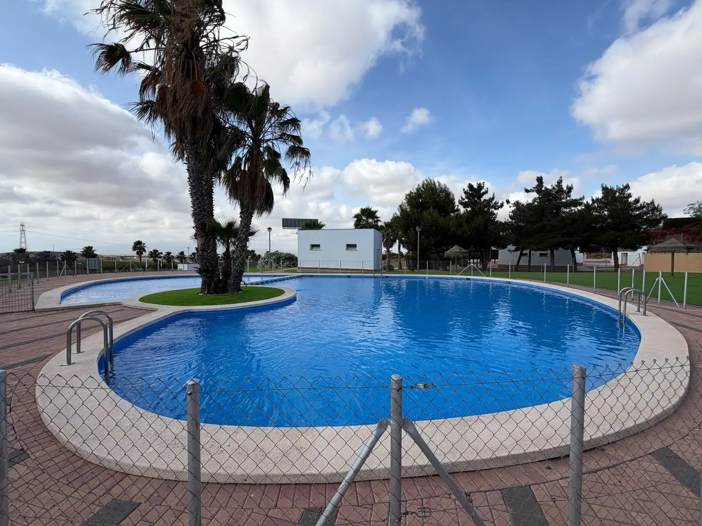 Piscina de Casa o chalet en venta en Fuente Álamo de Murcia con Aire acondicionado, Jardín privado y Terraza
