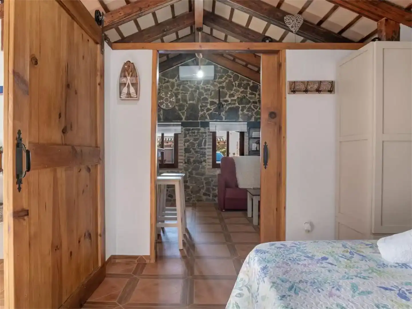 Finca rústica de lloguer en Conil de la Frontera amb Aire condicionat, Jardí privat i Piscina