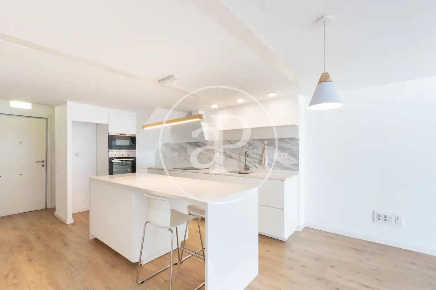 Kitchen of Flat for sale in Valencia  with Air Conditioner, Heating and Terrace