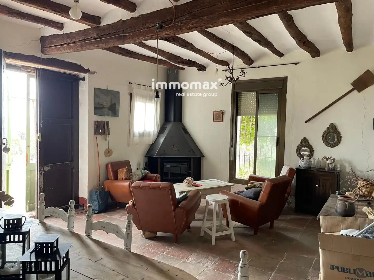Sala de estar de Casa o chalet en venta en Xerta con Trastero, Piscina y Amueblado