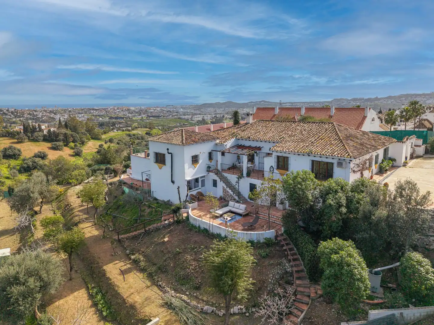 Jardí de Casa o xalet en venda en Mijas amb Aire condicionat, Calefacció i Jardí privat