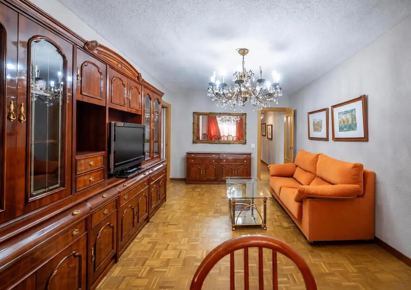 Sala d'estar de Pis en venda en Ávila amb Calefacció, Parquet i Traster