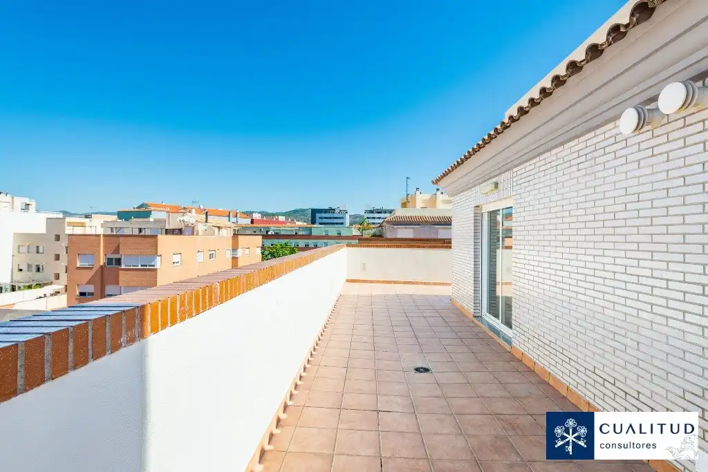 Terrace of Flat for rent in Castellón de la Plana / Castelló de la Plana  with Air Conditioner, Terrace and Oven