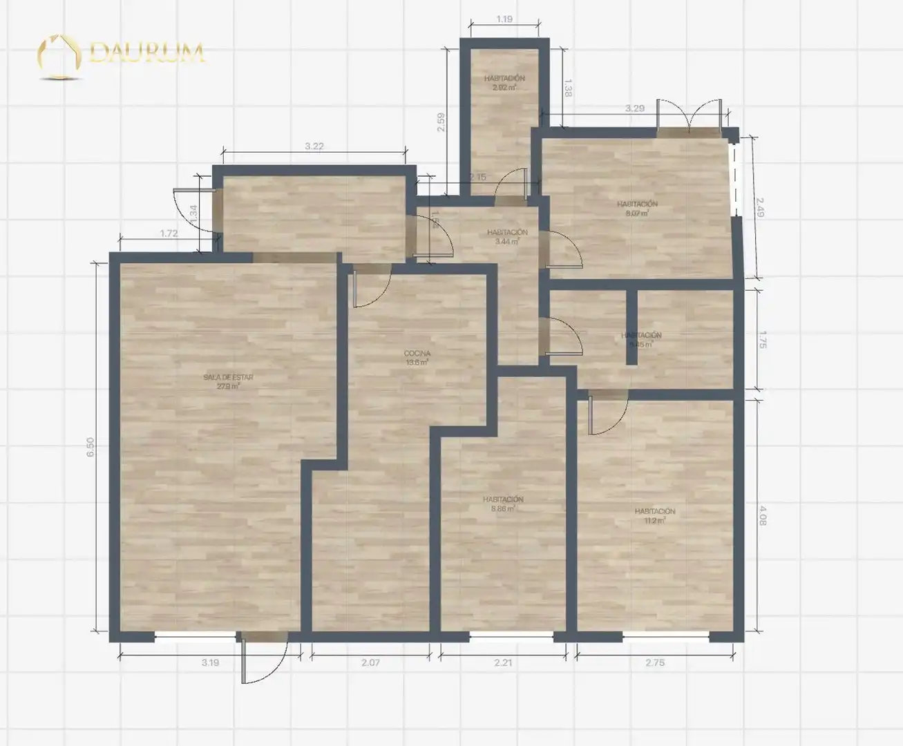 Wohnung zum Verkauf in Madrid mit Klimaanlage, Heizung und Terrasse