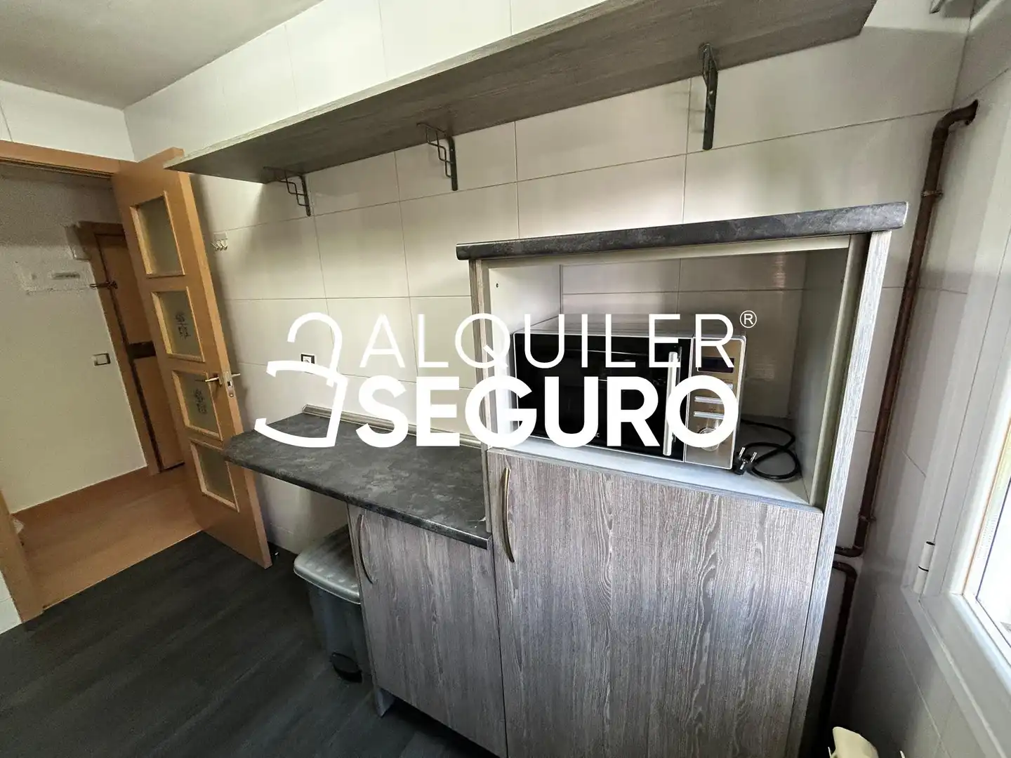 Cocina de Piso de alquiler en Madrid con Aire acondicionado, Calefacción y Amueblado