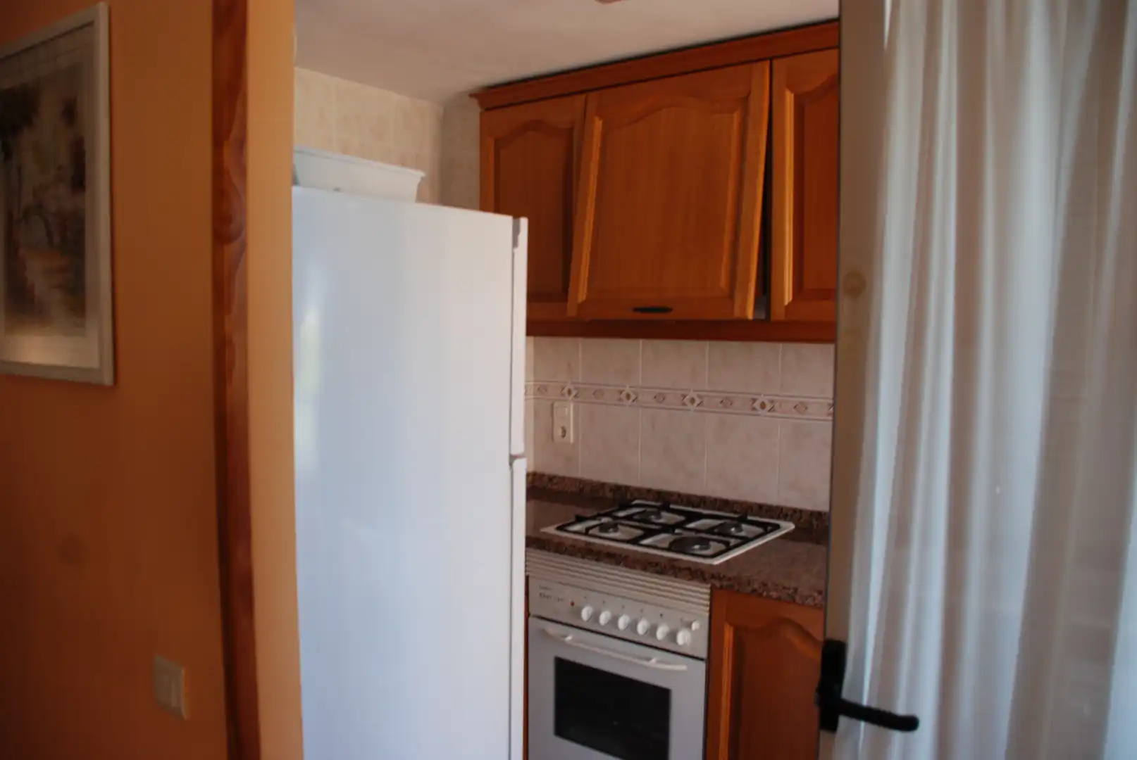 Cuina de Apartament en venda en Miramar amb Calefacció, Terrassa i Moblat