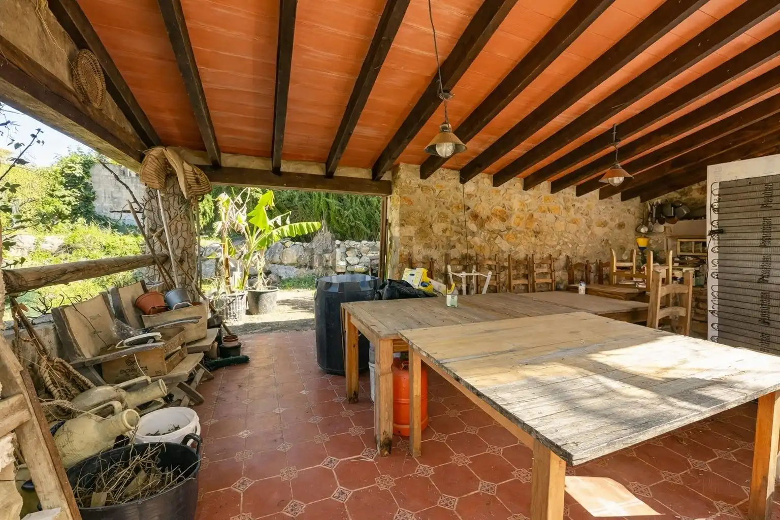 Terraza de Finca rústica en venta en Llíber con Aire acondicionado, Calefacción y Jardín privado
