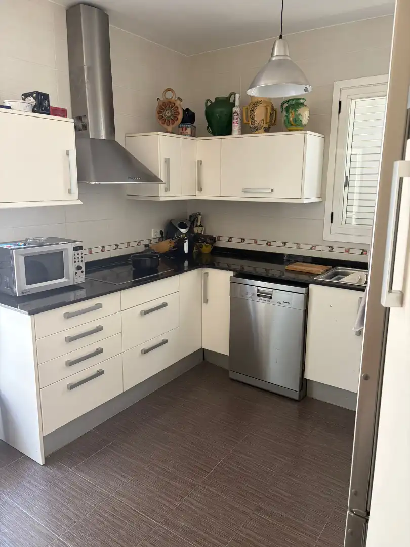 Cocina de Casa o chalet en venta en La Pobla de Montornès   con Aire acondicionado, Calefacción y Jardín privado