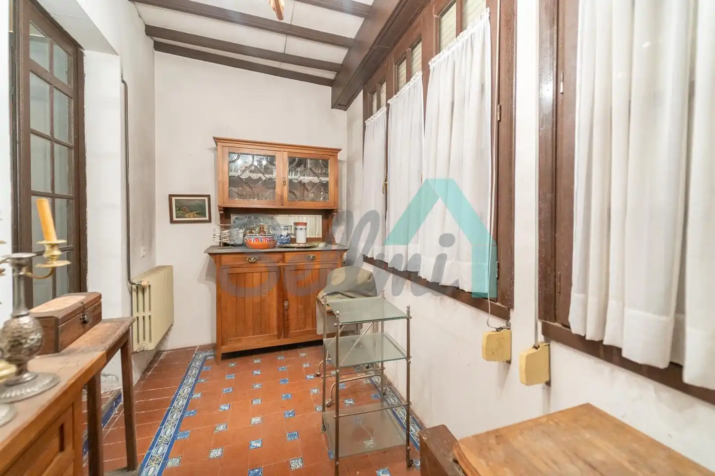 Cuina de Casa o xalet en venda en Piloña amb Jardí privat, Parquet i Terrassa