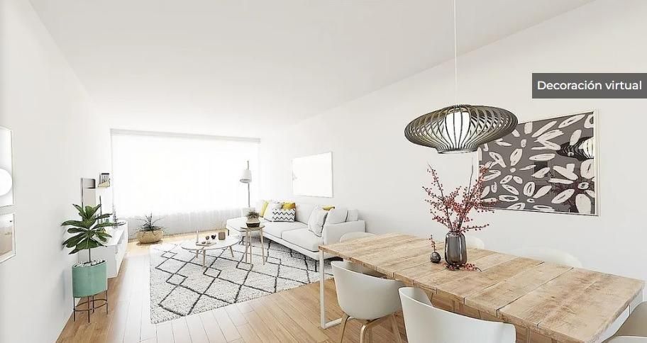 Sala d'estar de Pis en venda en A Coruña Capital  amb Calefacció i Parquet