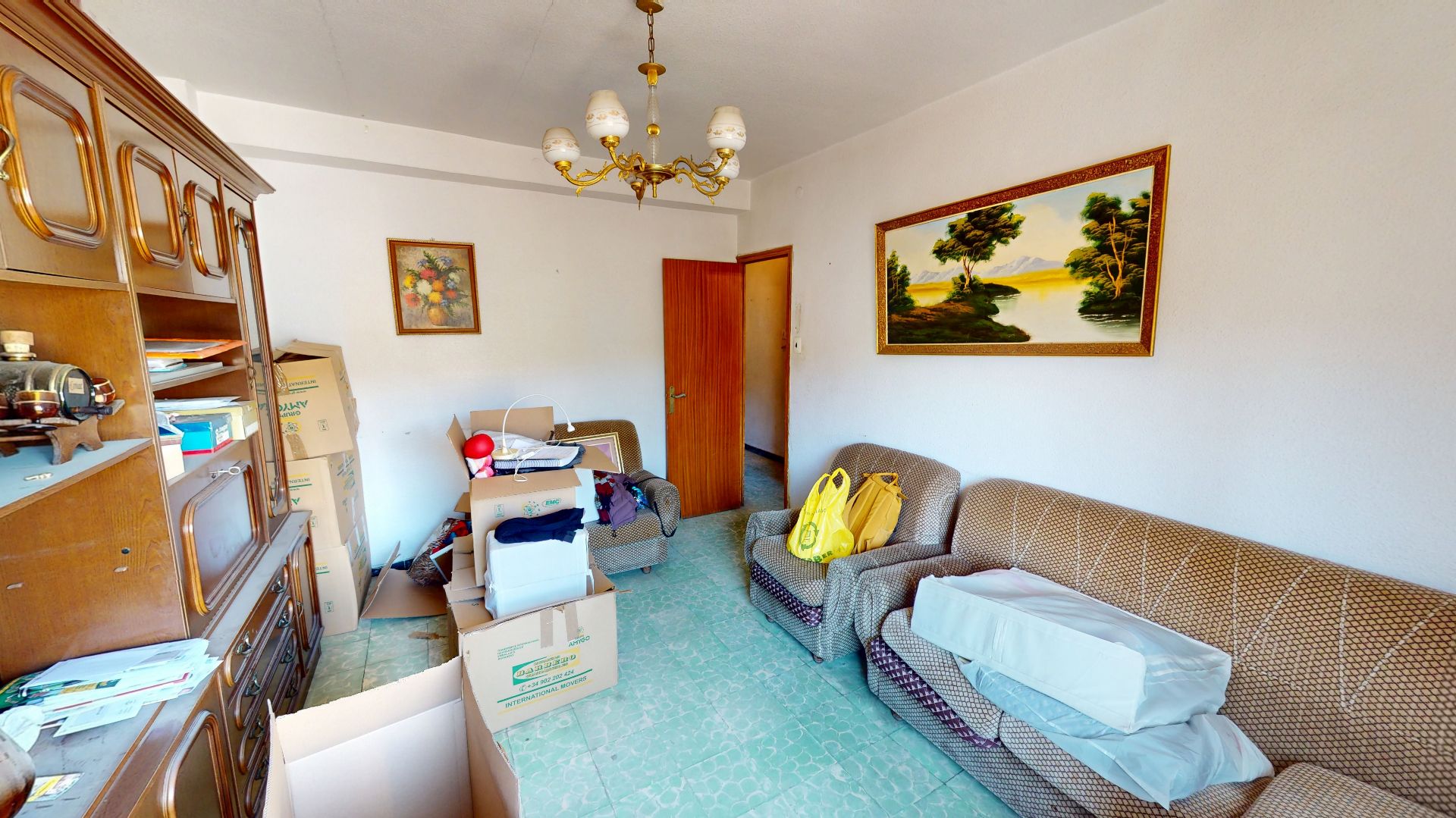 Sala d'estar de Pis en venda en Elche / Elx amb Balcó