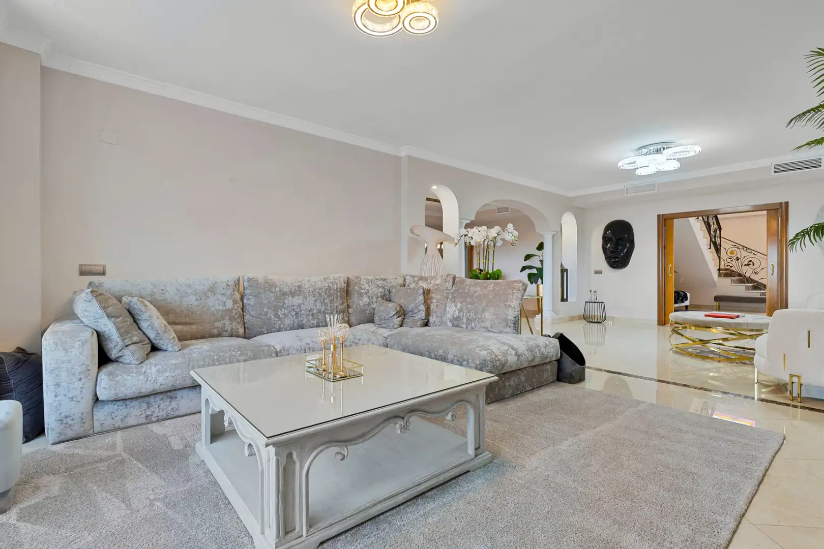 Living room of Houses for sale in Benalmádena  with Air Conditioner, Heating and Private garden