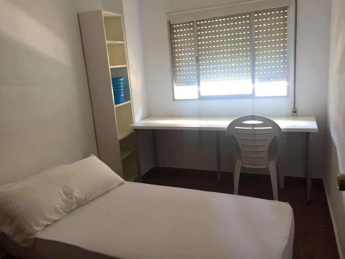 Schlafzimmer von Wohnung zur Miete in Valencia mit Terrasse, Möbliert und Balkon