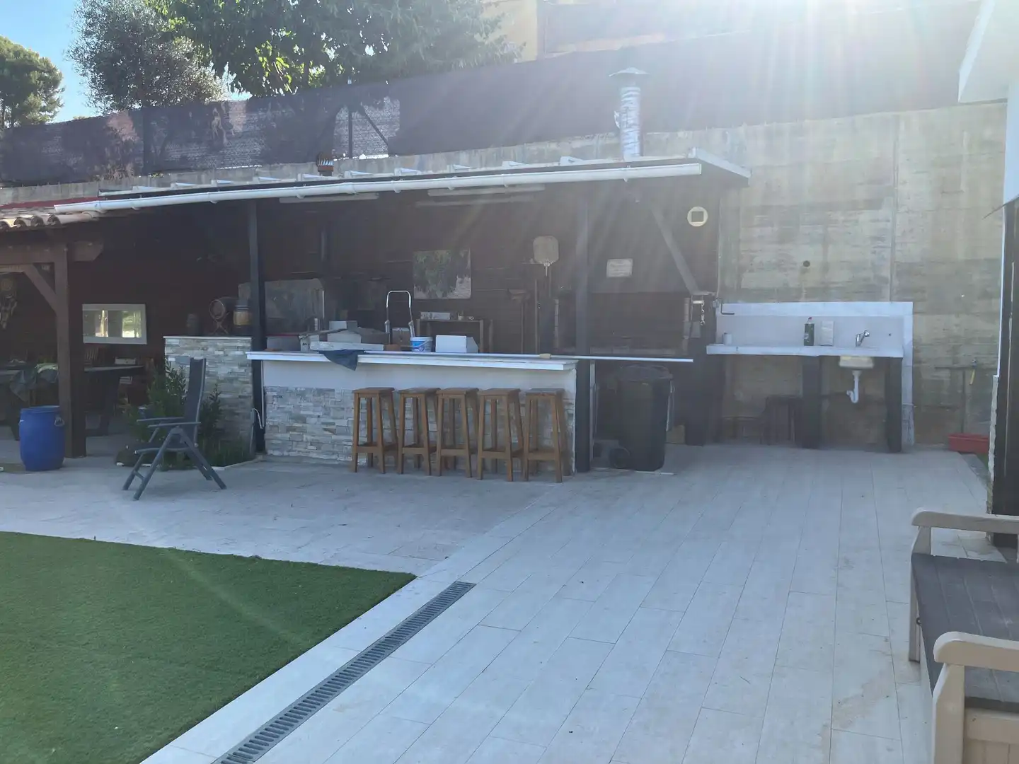 Terraza de Casa o chalet en venta en Terrassa con Calefacción, Jardín privado y Piscina