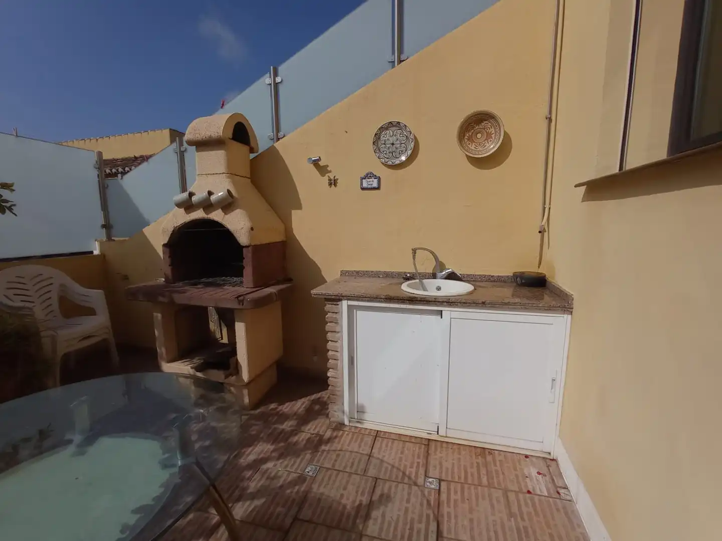 Terraza de Casa o chalet de alquiler en Fuengirola con Aire acondicionado, Calefacción y Jardín privado