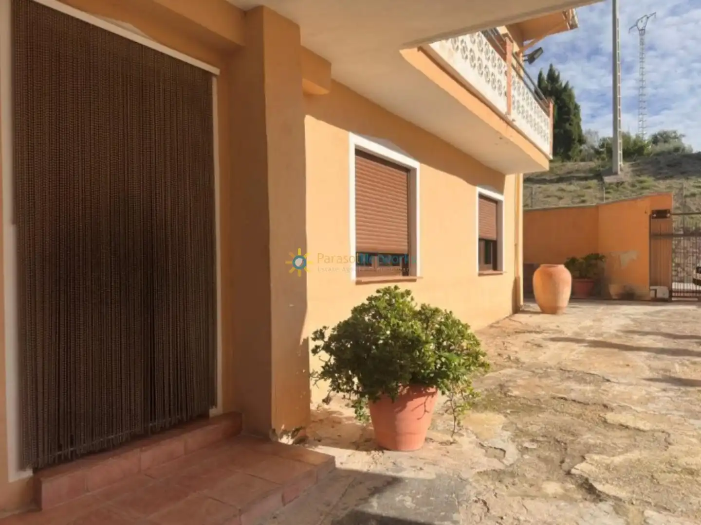 Vista exterior de Casa o chalet en venta en Albaida con Aire acondicionado, Jardín privado y Terraza
