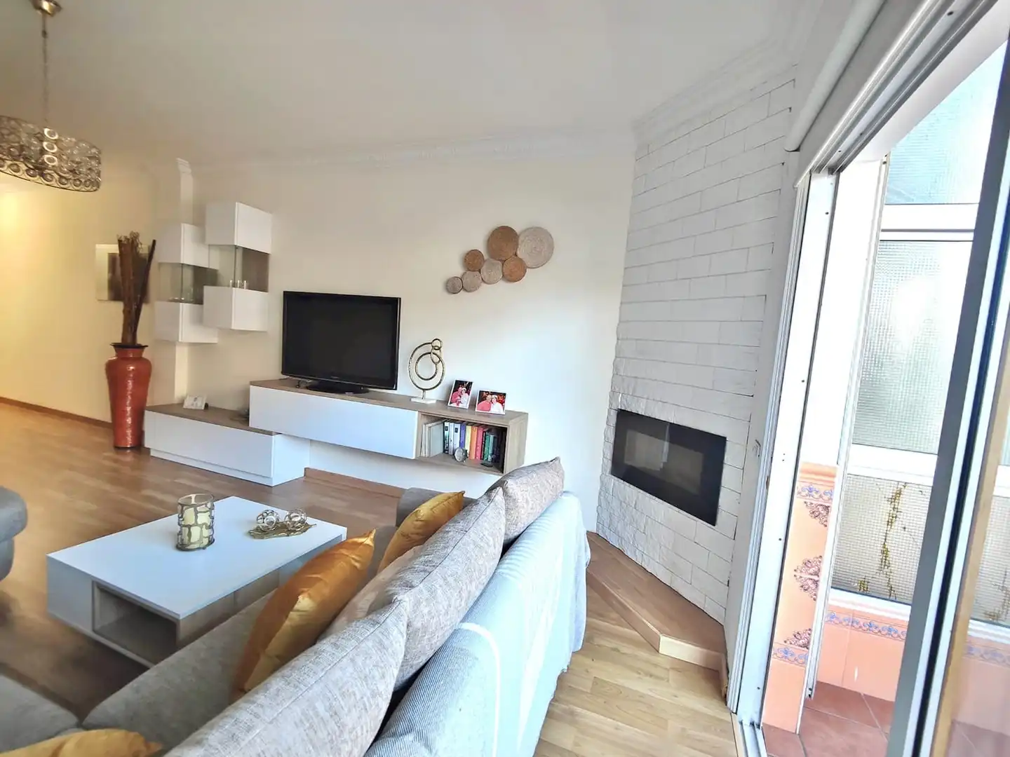 Sala de estar de Piso en venta en Güímar con Aire acondicionado, Terraza y Amueblado