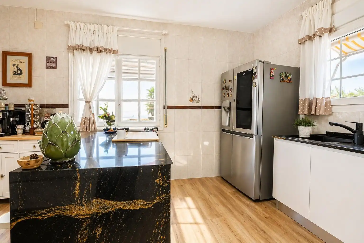 Cocina de Casa o chalet en venta en Mont-roig del Camp con Aire acondicionado, Calefacción y Jardín privado