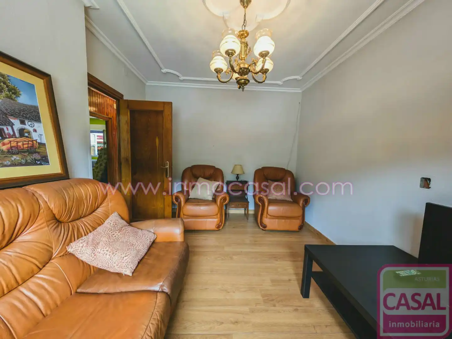 Wohnzimmer von Haus oder Chalet zum Verkauf in Mieres (Asturias) mit Heizung, Terrasse und Abstellraum
