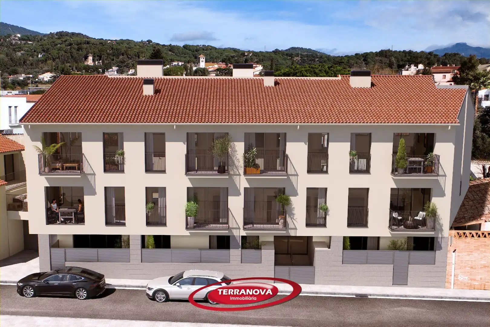 Exterior view of Flat for sale in L'Ametlla del Vallès  with Heating, Terrace and Balcony