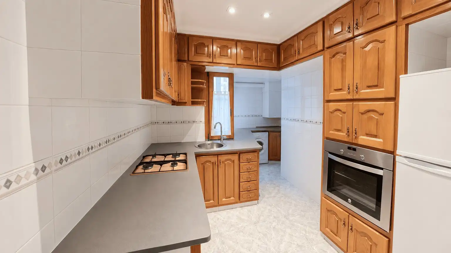 Kitchen of Flat for sale in Llinars del Vallès  with Air Conditioner, Heating and Parquet flooring