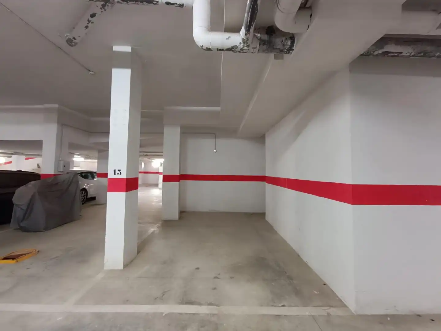 Parking of Flat for rent in Balanegra  with Air Conditioner, Heating and Furnished