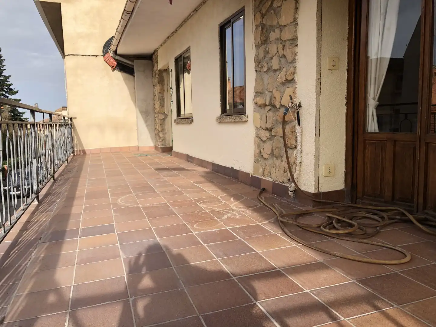 Terrasse von Wohnung zum Verkauf in San Cristóbal de Segovia mit Terrasse und Balkon