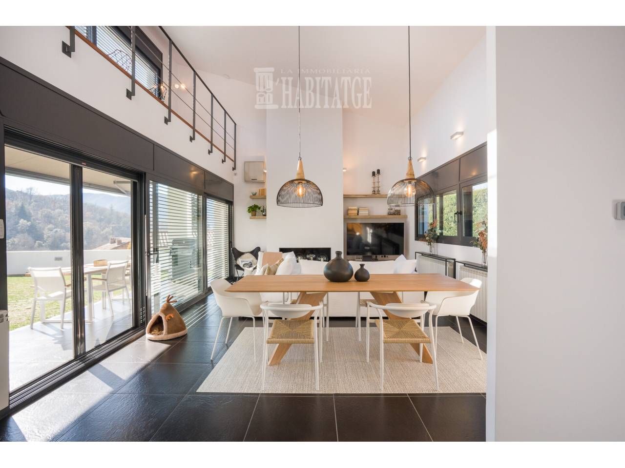 Menjador de Casa o xalet en venda en Viladrau amb Aire condicionat, Calefacció i Jardí privat