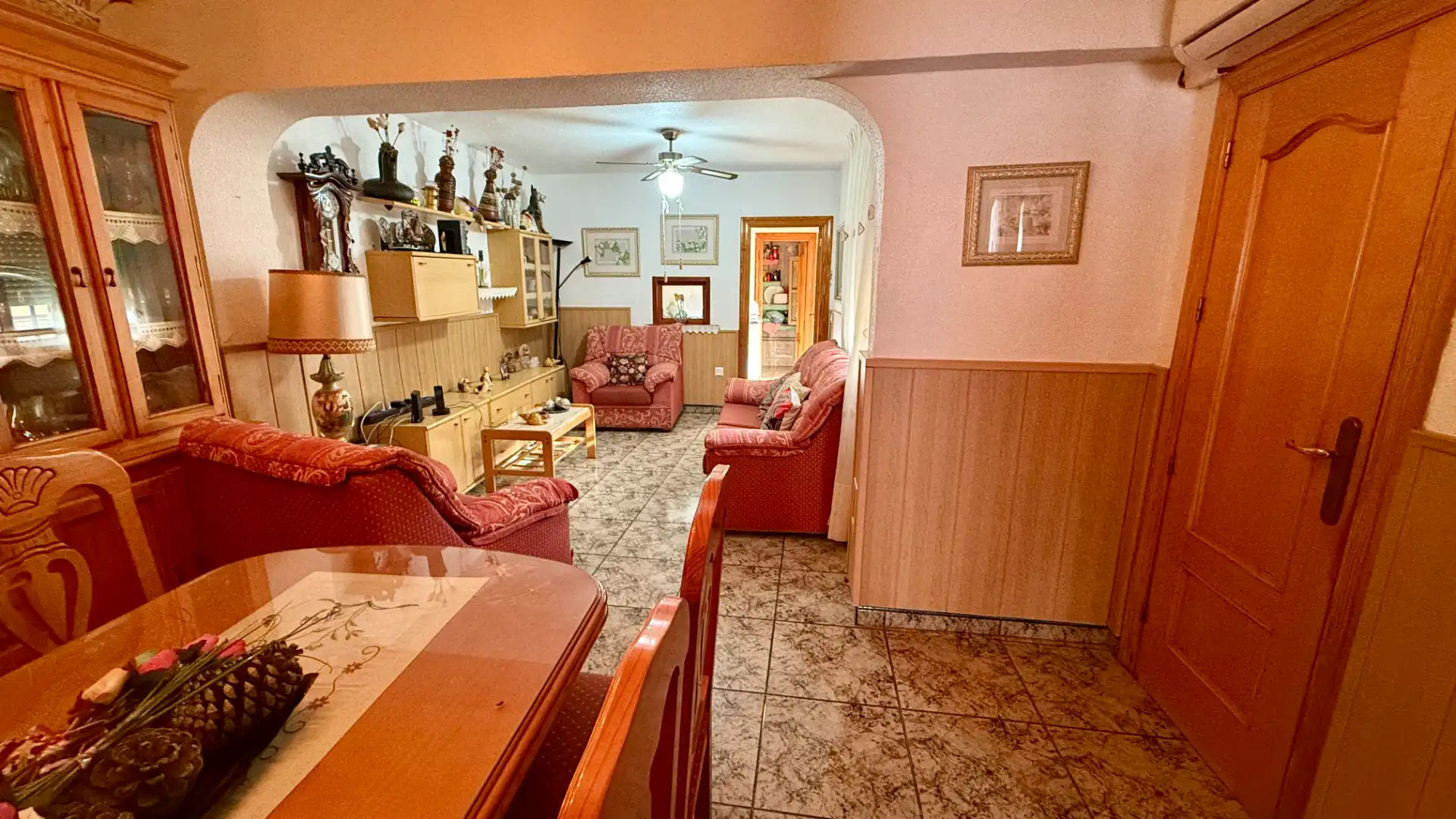 Living room of Houses for sale in Roquetas de Mar  with Terrace and Furnished