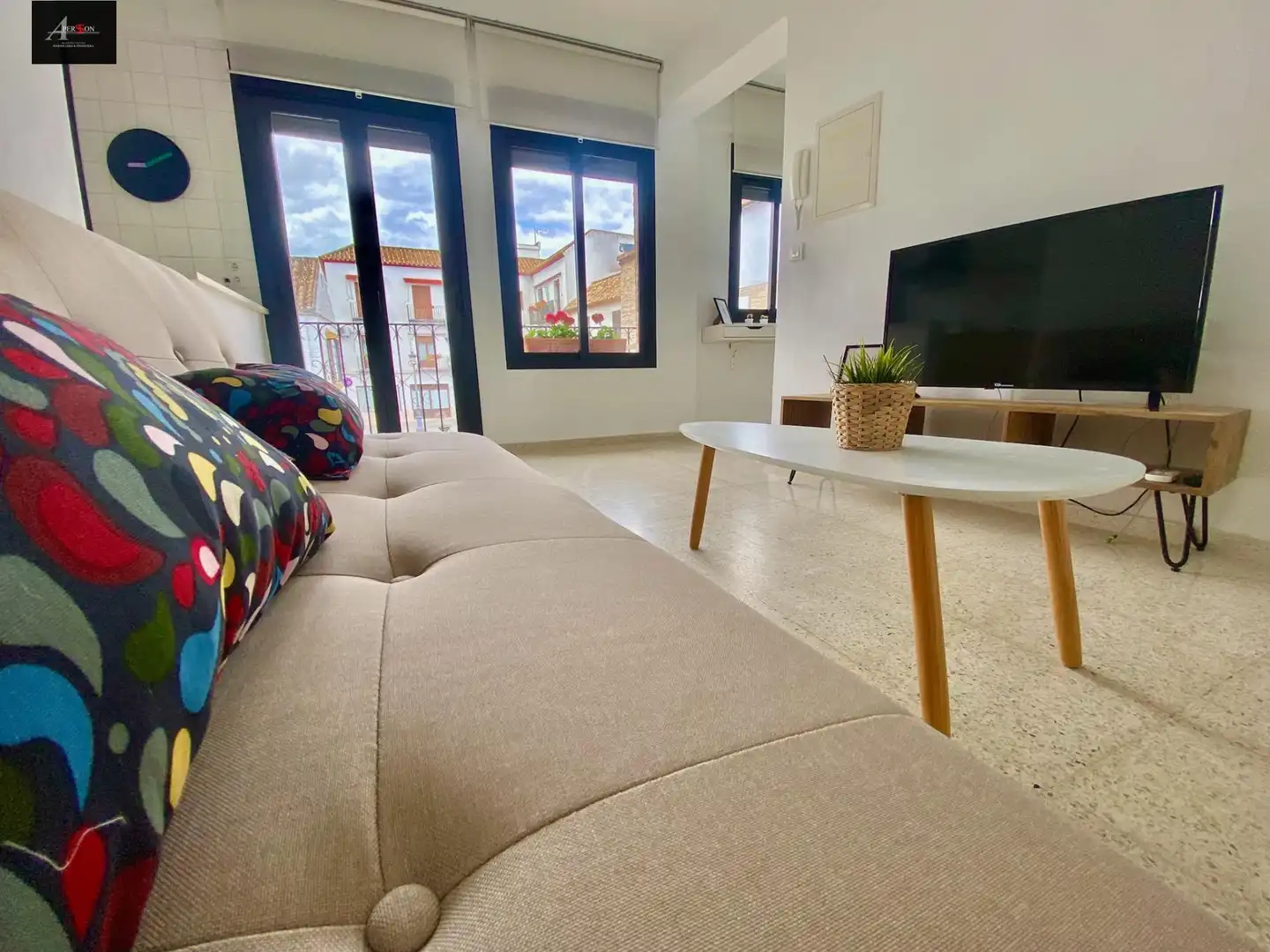 Living room of Duplexes for sale in Écija  with Air Conditioner, Terrace and Furnished
