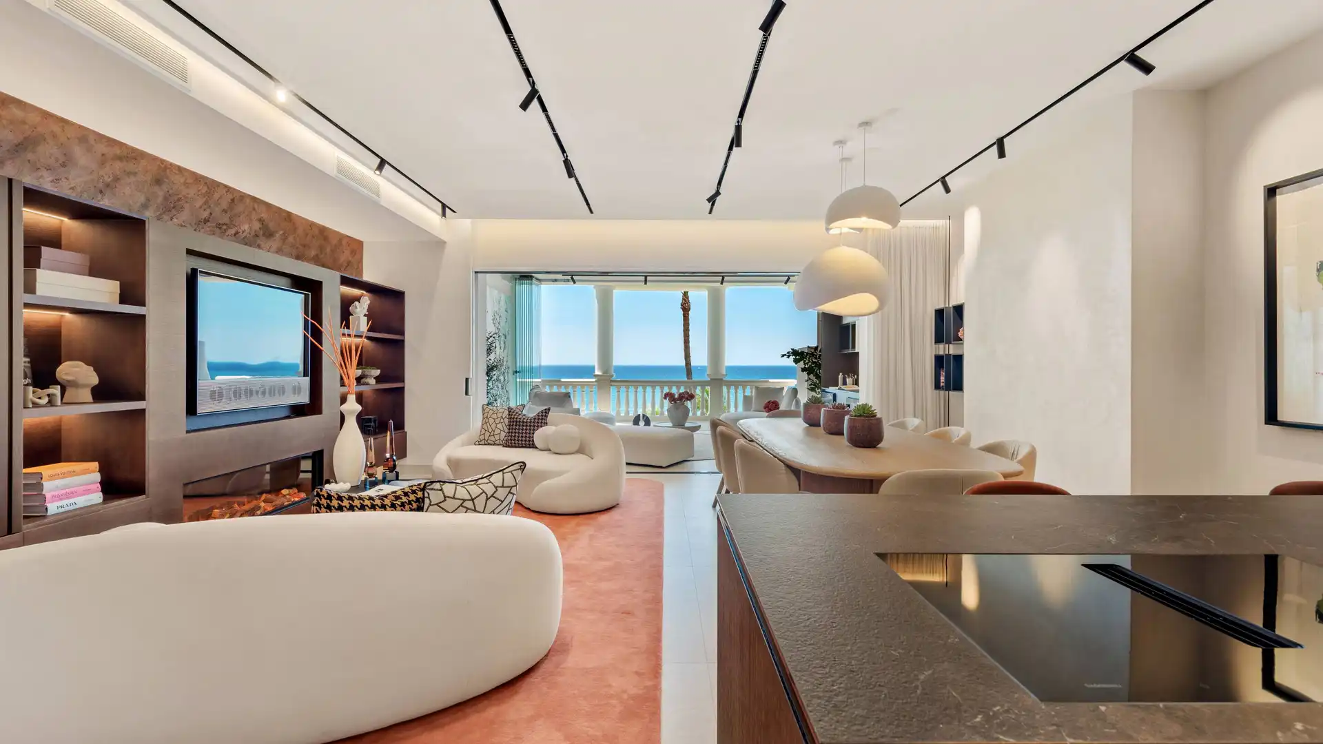 Sala de estar de Piso en venta en Estepona con Aire acondicionado, Terraza y Trastero
