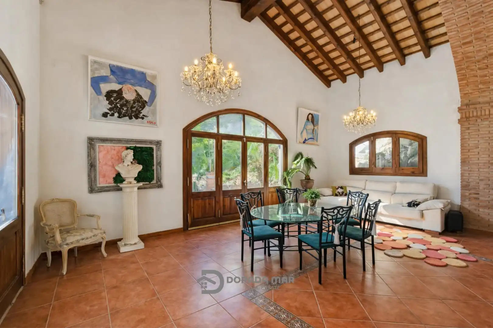 Comedor de Casa o chalet en venta en Olivella con Calefacción y Jardín privado