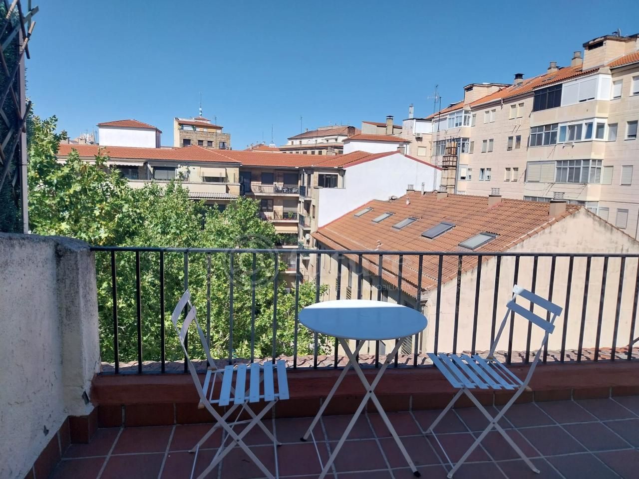 Balcony of Flat to rent in Salamanca Capital  with Heating, Terrace and Furnished