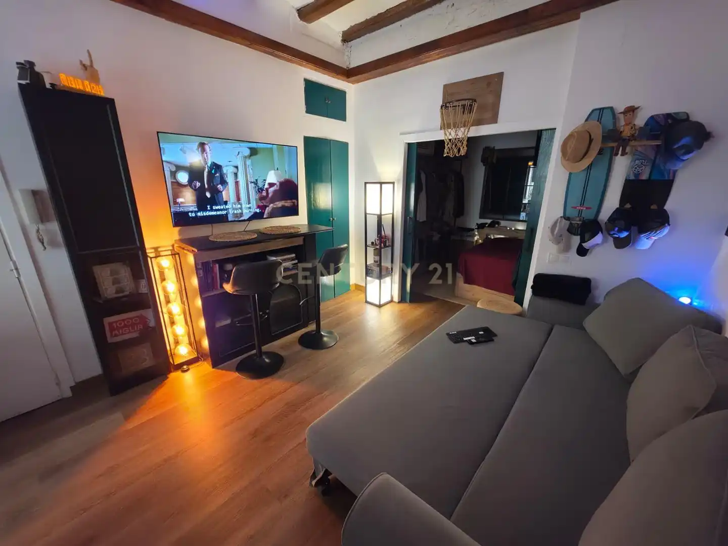 Living room of Flat for sale in Barcelona  with Air Conditioner and Balcony