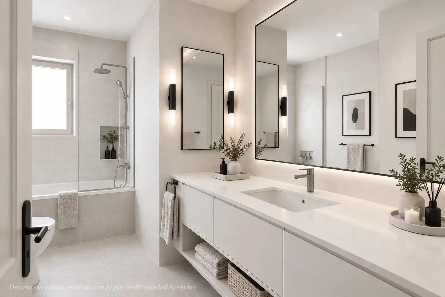 Bathroom of Flat for sale in  Palma de Mallorca  with Air Conditioner, Private garden and Terrace