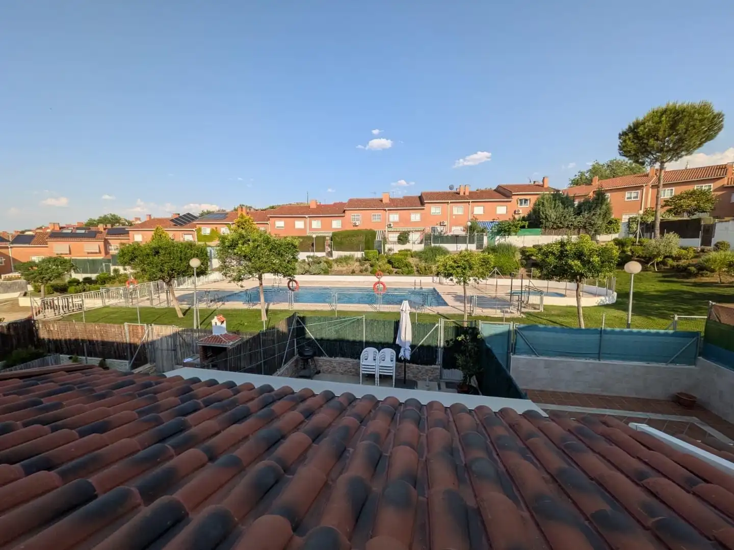 Terrace of Detached homes for sale in Aranjuez  with Air Conditioner, Heating and Parquet flooring