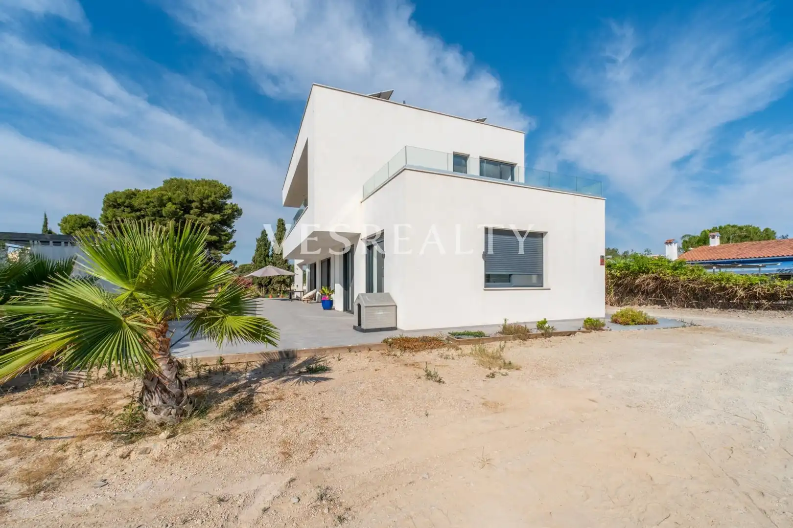 Vista exterior de Casa o chalet de alquiler en Alicante / Alacant con Aire acondicionado, Calefacción y Terraza