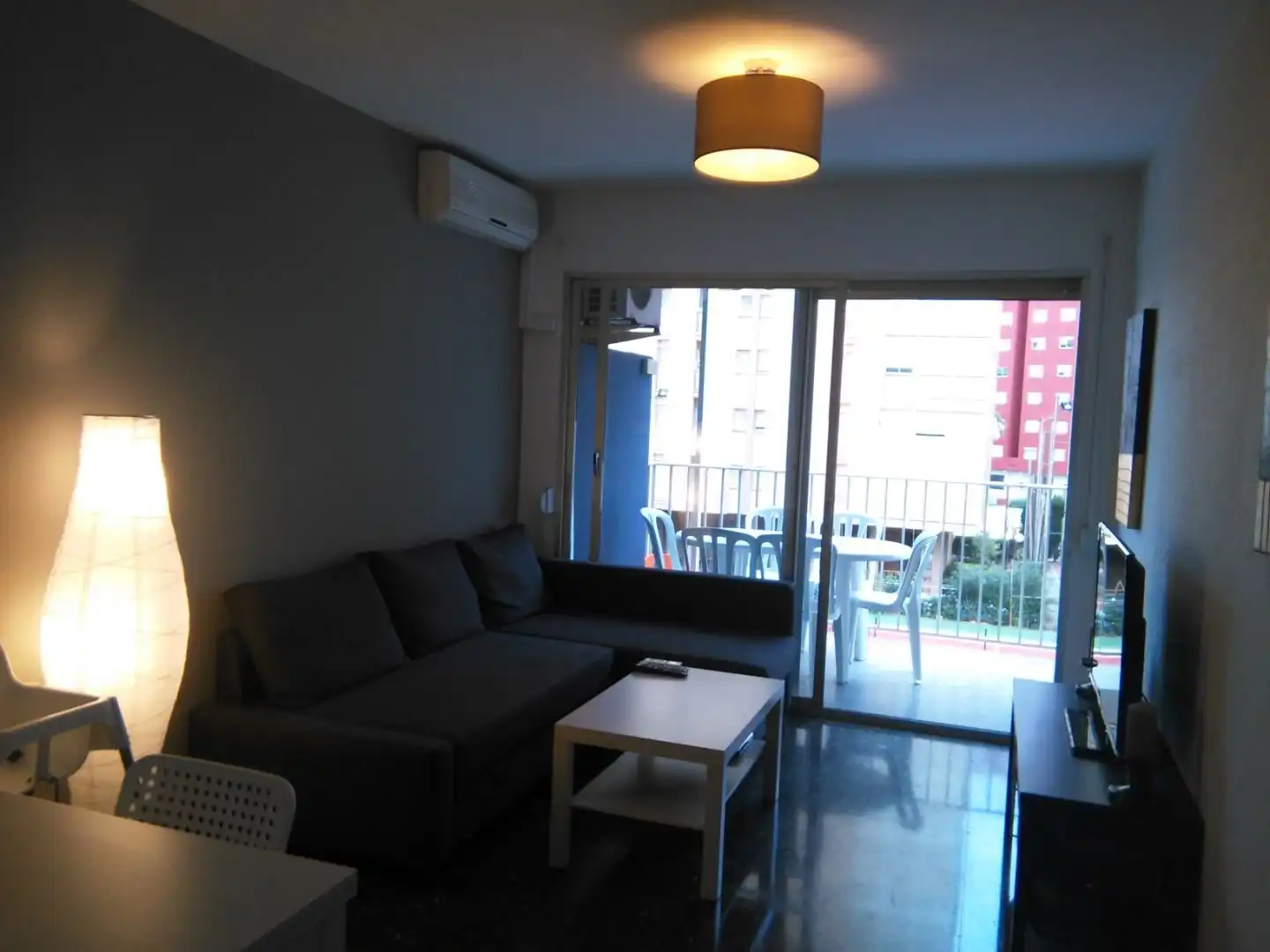 Sala de estar de Piso de alquiler en La Pobla de Farnals con Aire acondicionado, Calefacción y Terraza