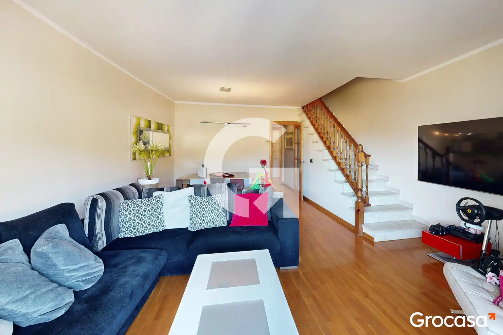 Sala de estar de Casa o chalet en venta en Vallirana con Aire acondicionado, Calefacción y Jardín privado