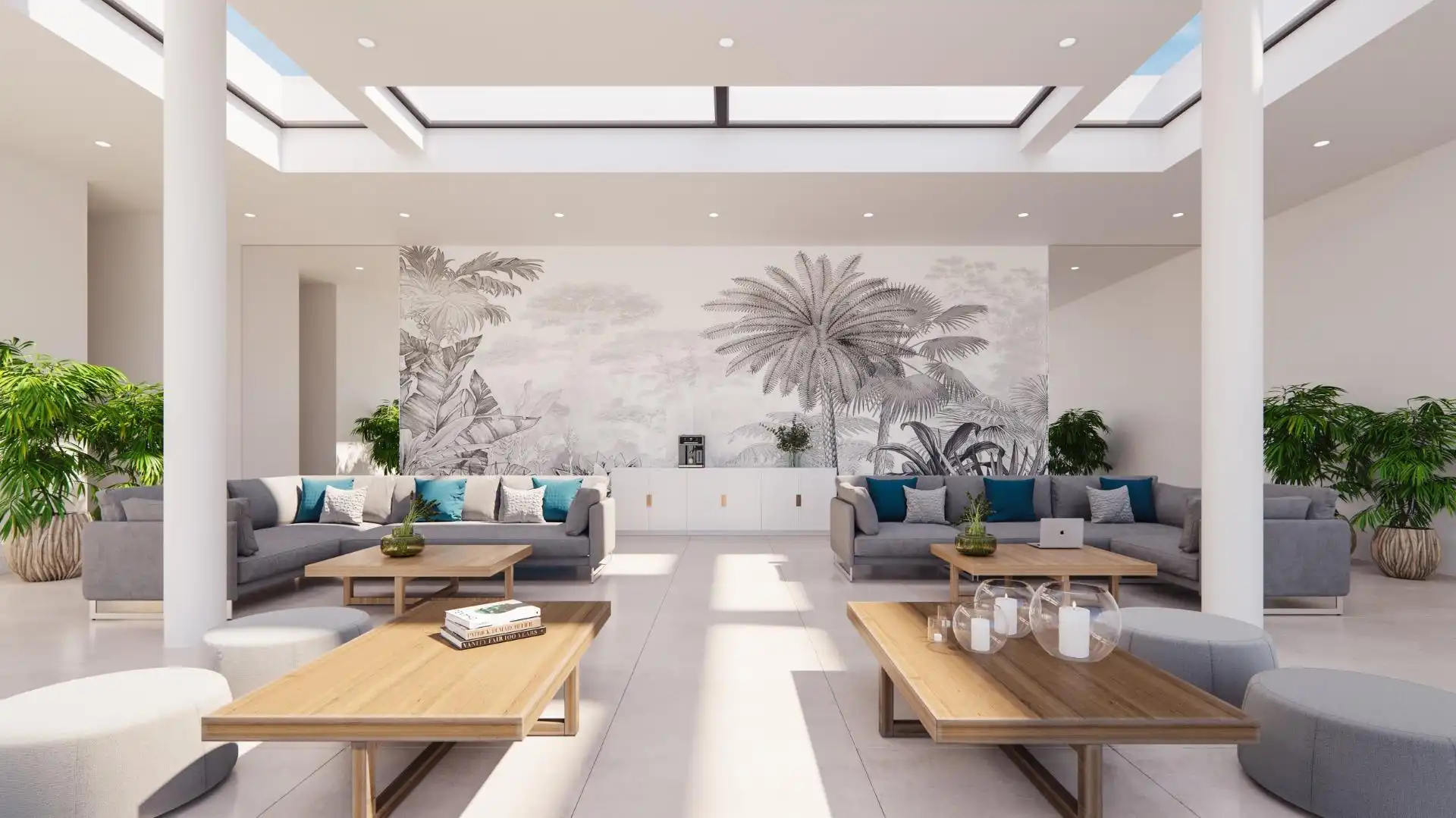 Sala d'estar de Apartament en venda en Marbella amb Aire condicionat, Calefacció i Jardí privat