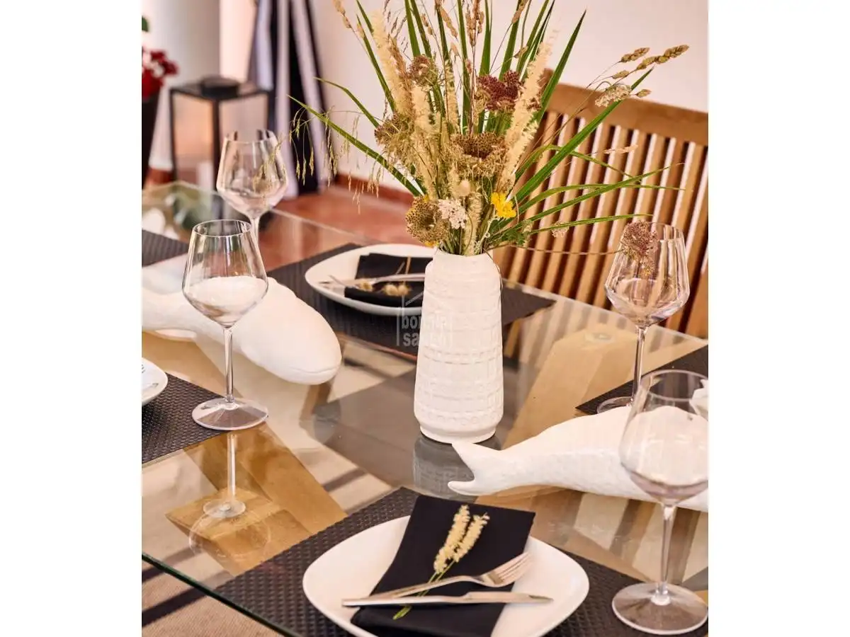 Comedor de Casa o chalet en venta en Sant Lluís con Calefacción, Jardín privado y Terraza