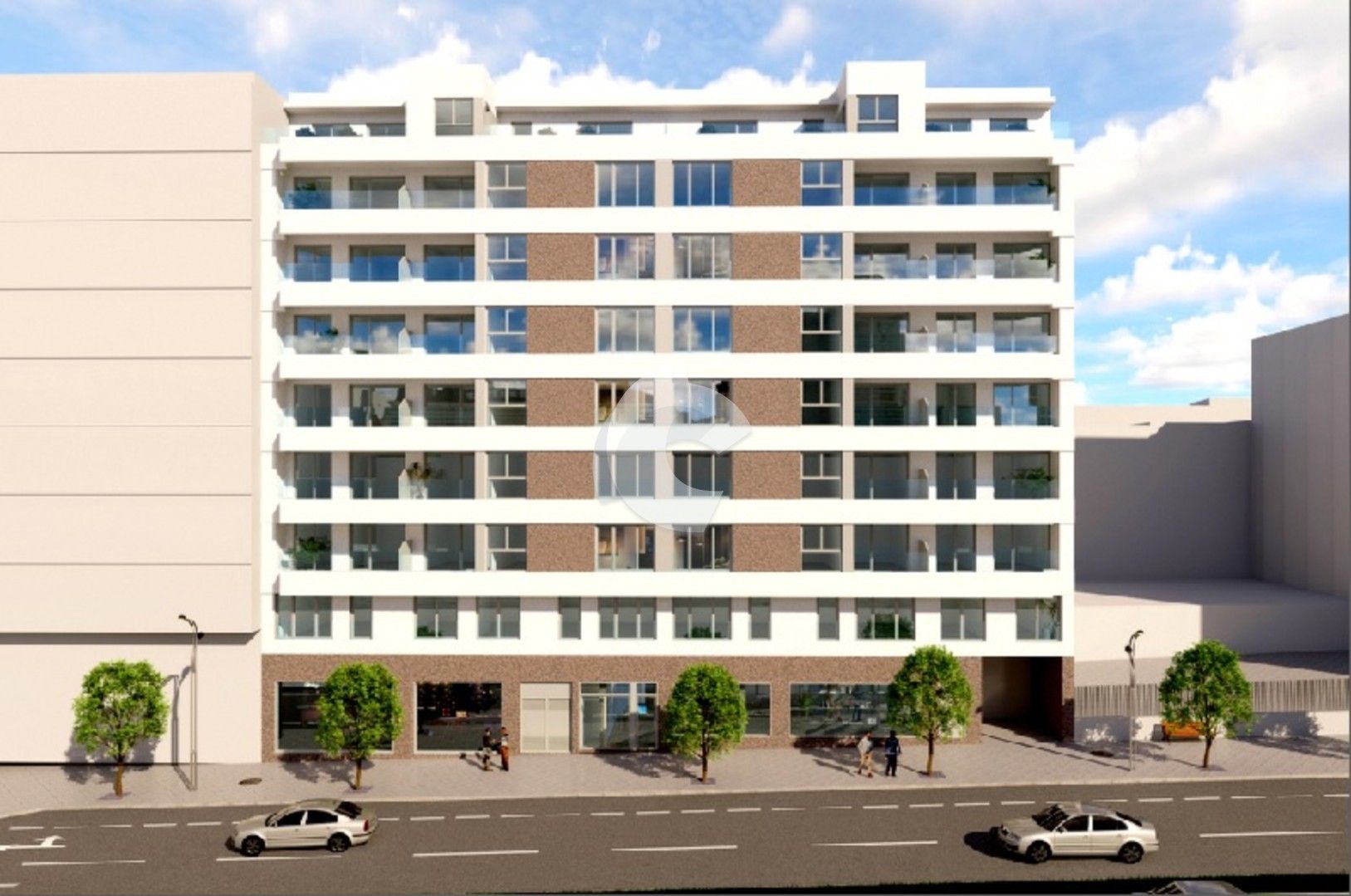 Vista exterior de Estudio en venta en A Coruña Capital 