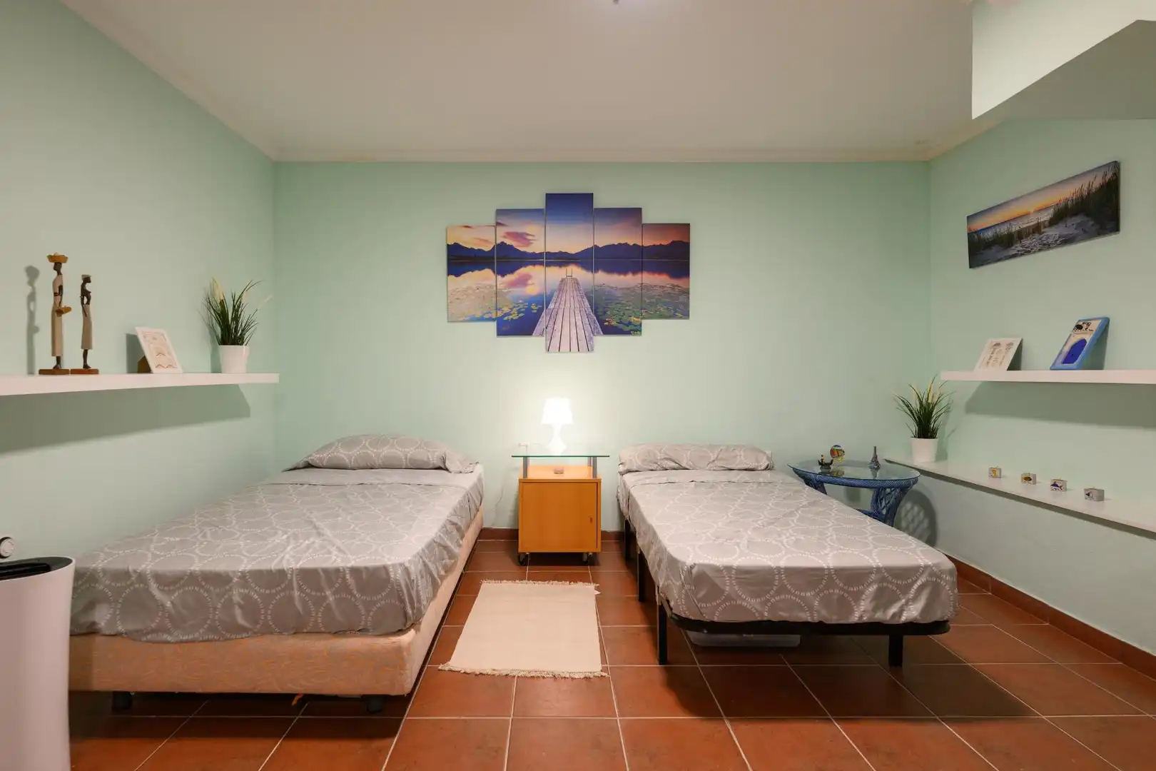 Schlafzimmer von Einfamilien-Reihenhaus zur Miete in San Bartolomé de Tirajana mit Klimaanlage, Privatgarten und Terrasse